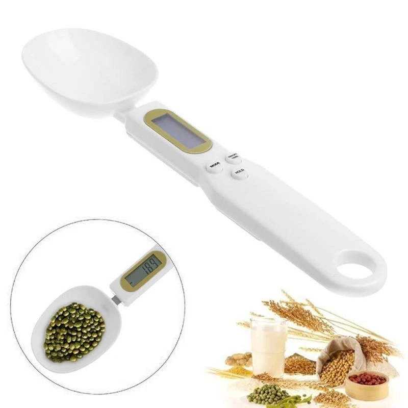 Cantar lingura digital pentru ingrediente, 500 g, 0,1 g, LCD, TARA si HOLD