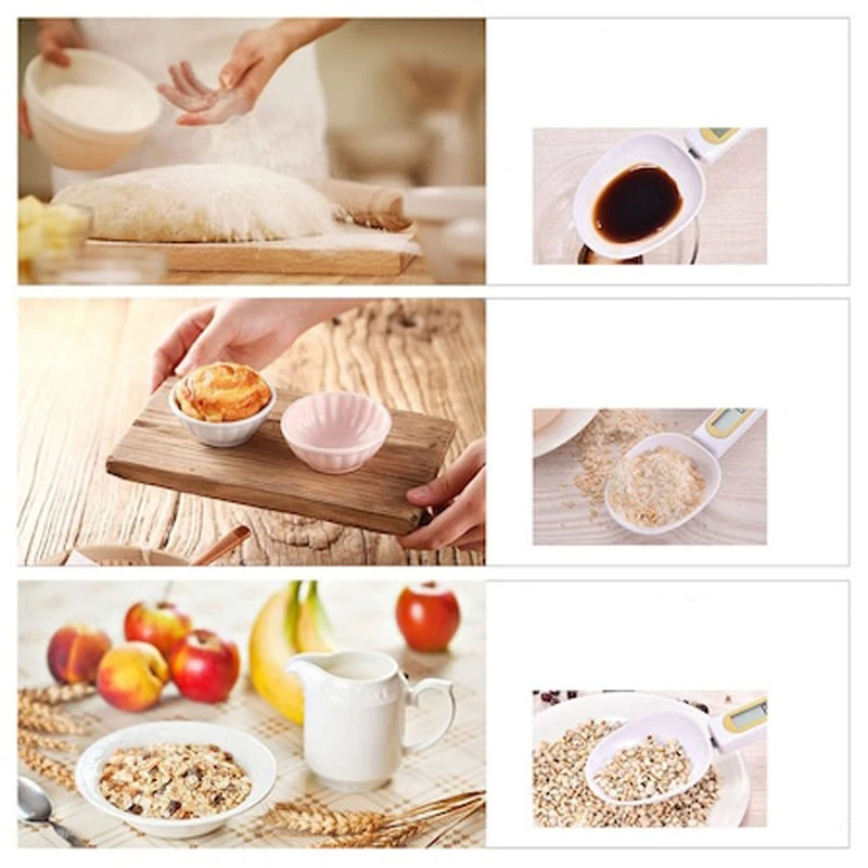 Cantar lingura digital pentru ingrediente, 500 g, 0,1 g, LCD, TARA si HOLD