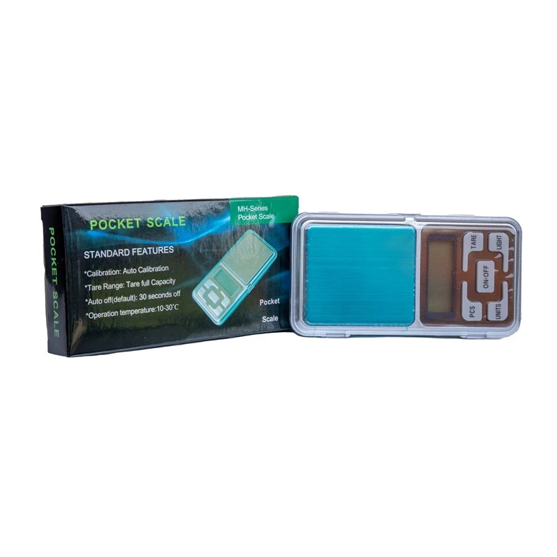Cantar digital de buzunar pentru bijuterii, 500 g, precizie 0,1 g, LCD si capac