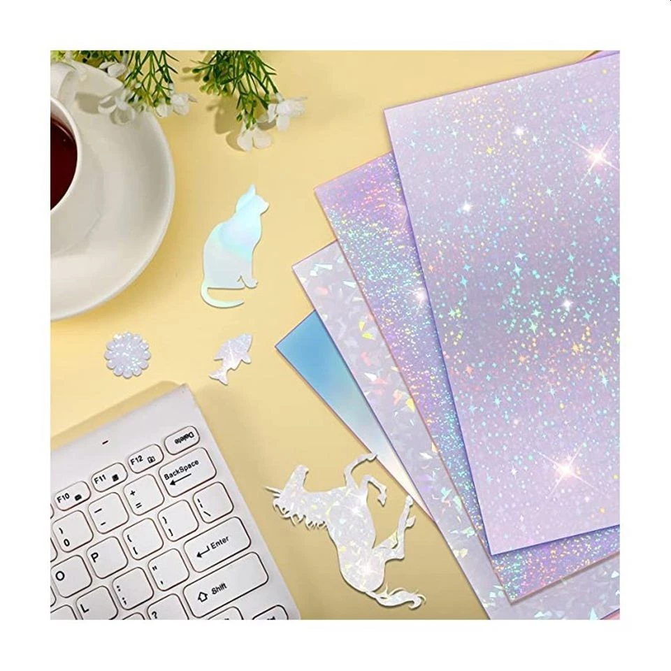 Folie printabilă inkjet Rainbow A4 pentru autocolante, set 20 coli Procart