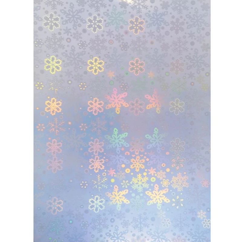 Folie autocolantă printabilă inkjet Snowflake A4, argintie, set 20 coli