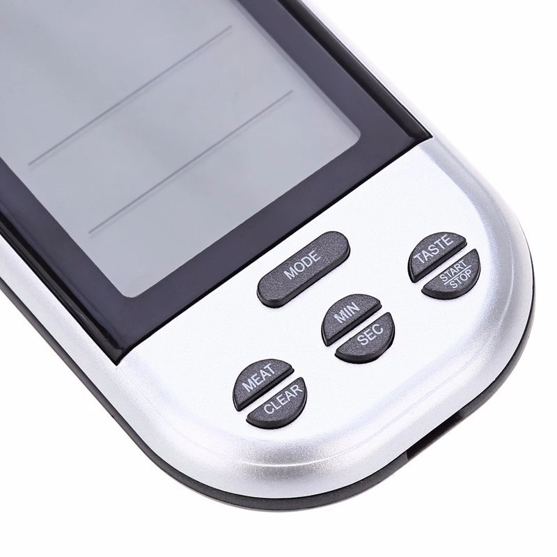 Termometru digital cu sonda wireless pentru carne, citire rapida, ecran LCD