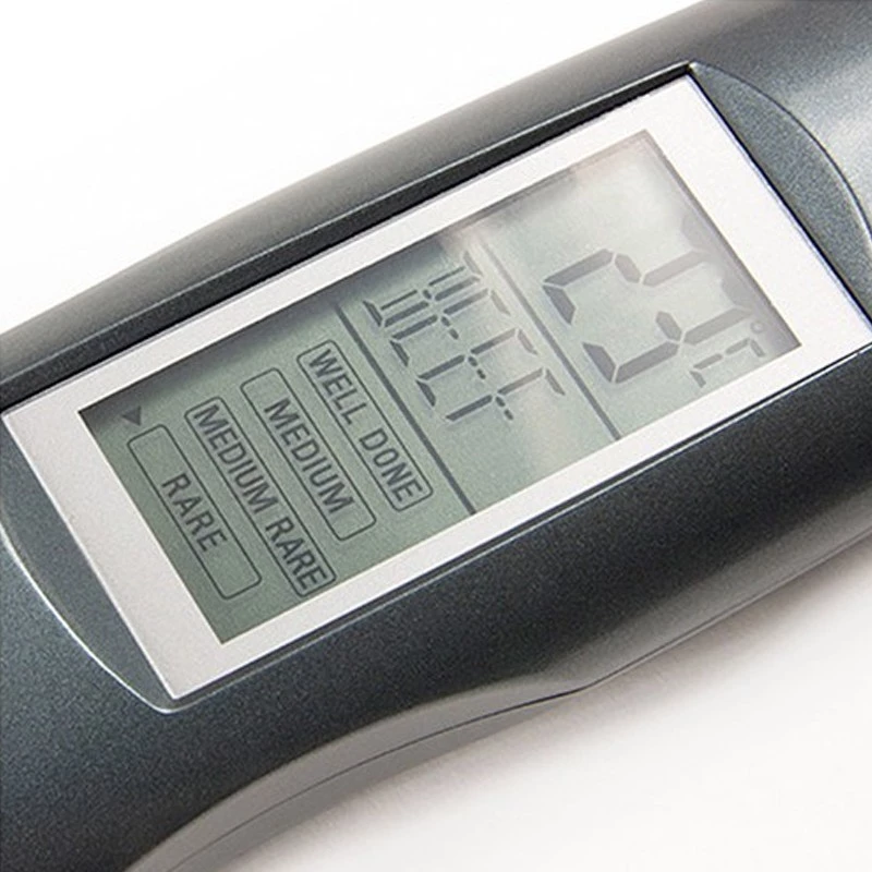 Termometru digital pentru carne cu sonda tip furculita, 6 tipuri carne, LED