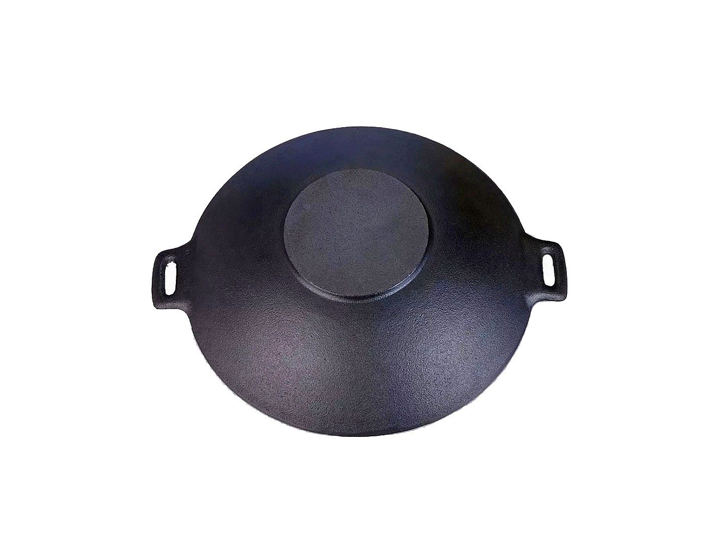 Wok din fontă 50 cm, extra mare, cu mânere – Perfect Home