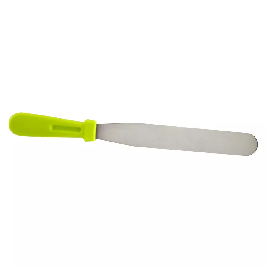 Cuțit pentru uns și patiserie din inox, 32 cm, mâner ergonomic colorat