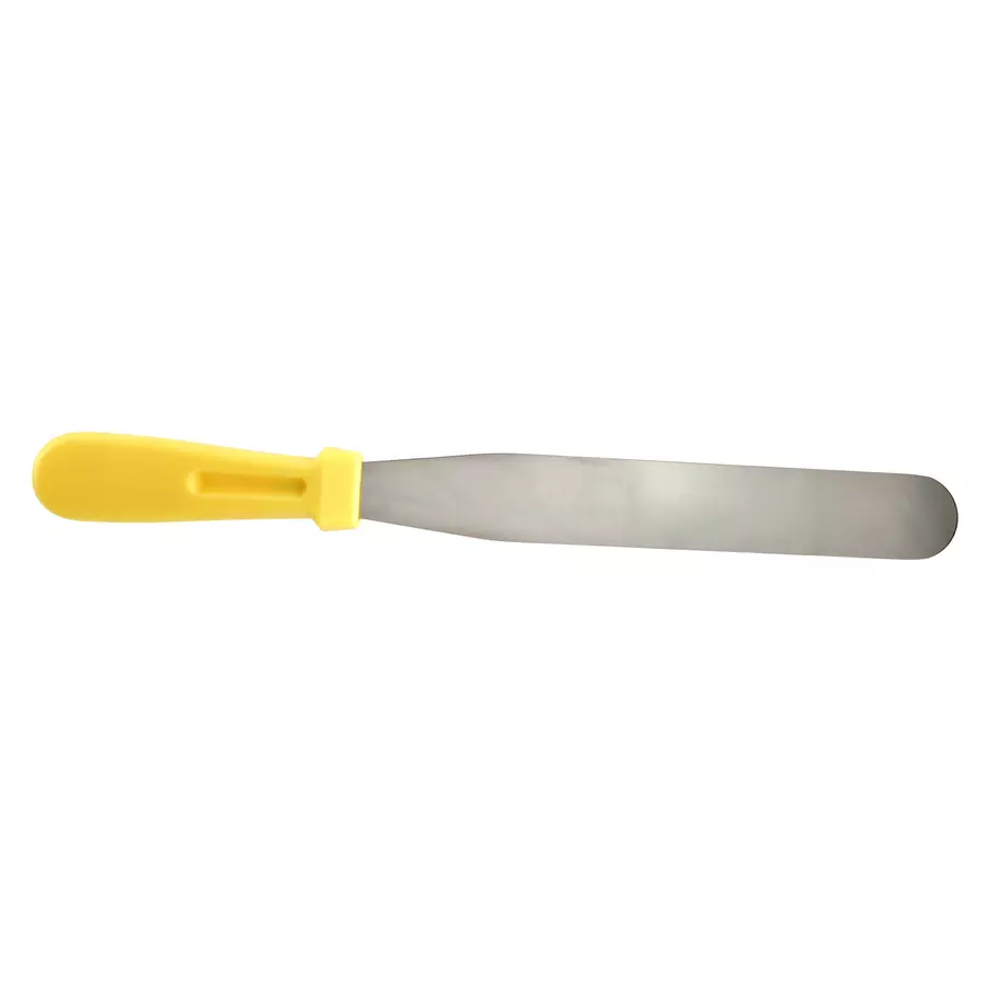Cuțit pentru uns și patiserie din inox, 32 cm, mâner ergonomic colorat