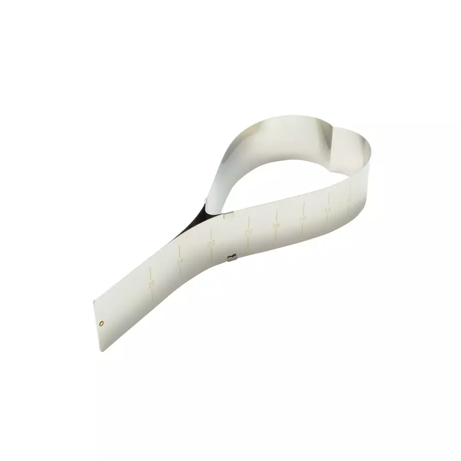 Formă de copt inimă reglabilă din inox, 12–26 cm, Perfect Home