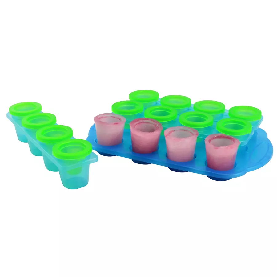 Formă din plastic pentru pahare de gheață, 12 bucăți, Perfect Home