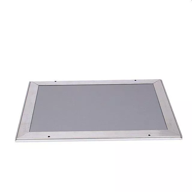 Ramă click din aluminiu A0 pentru postere, cu colțuri drepte, montaj pe perete