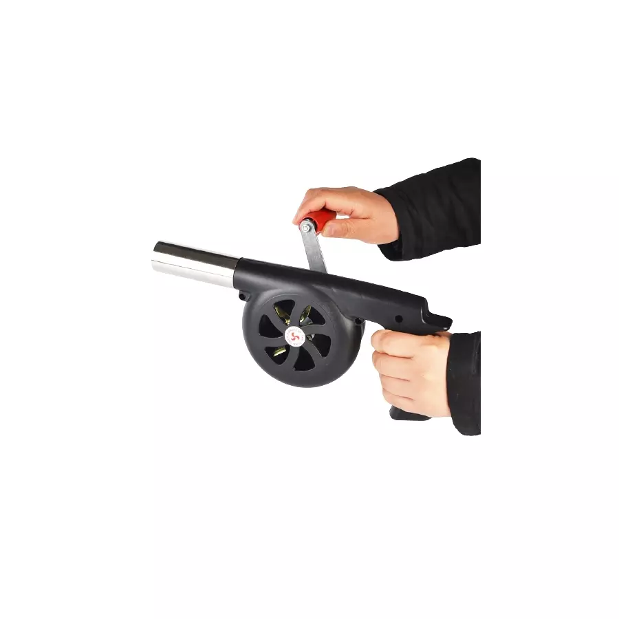 Suflantă manuală pentru grătar Perfect Home, cu mâner ergonomic, 29 cm