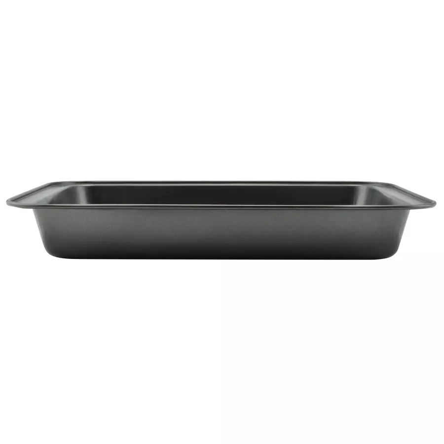 Tavă de copt din oțel antiaderent 37,5 x 26 cm, margini înalte, Perfect Home