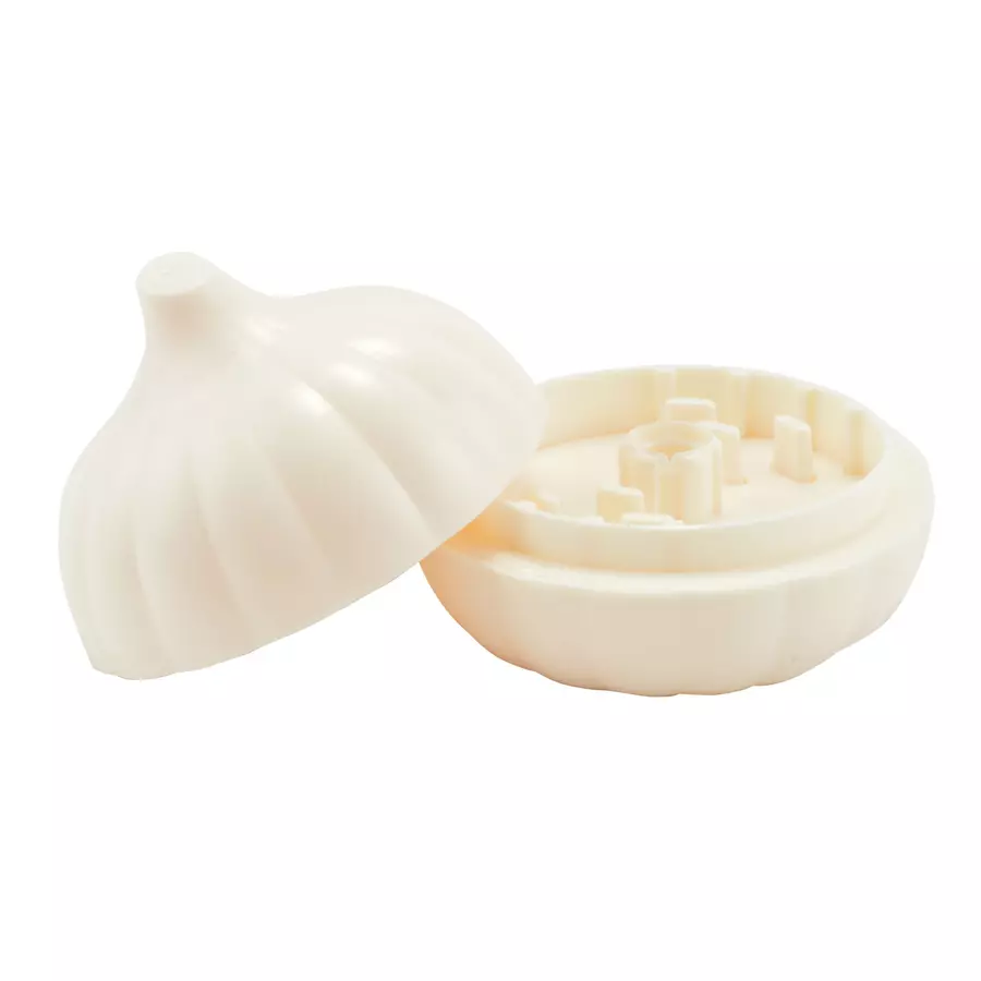 Tocător manual pentru usturoi din plastic, compact, 7,5 cm, Perfect Home