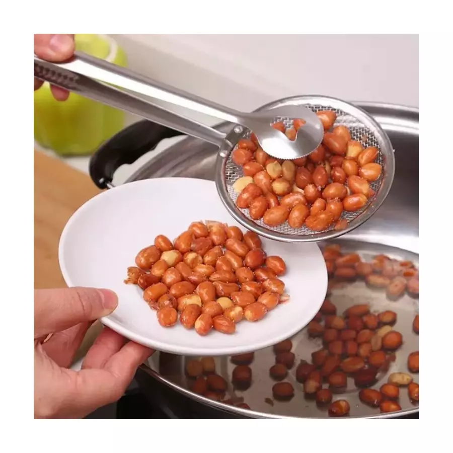 Clește strecurător pentru scos gogoși și prăjituri din ulei, 28,5 cm