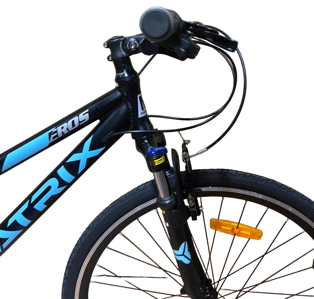 Bicicletă hibridă de damă 700C pentru oraș și munte, 21 viteze, cadru aluminiu 17