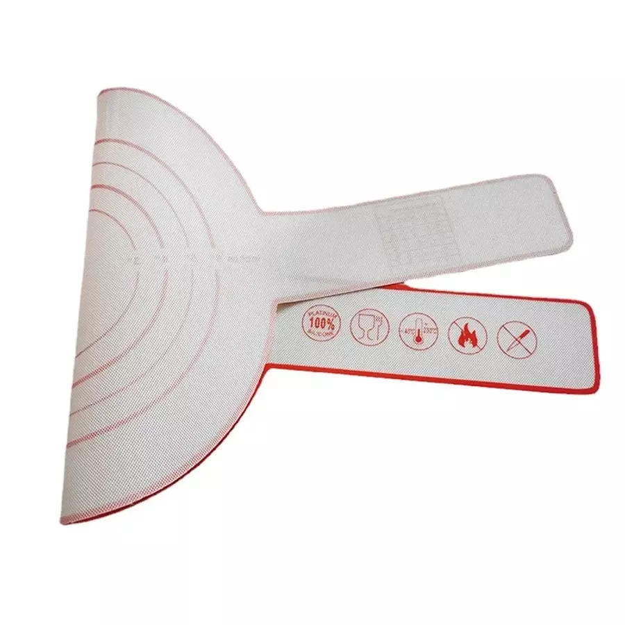 Covorașe din silicon pentru copt pâine, cu ghidaj de măsurare, 53 cm