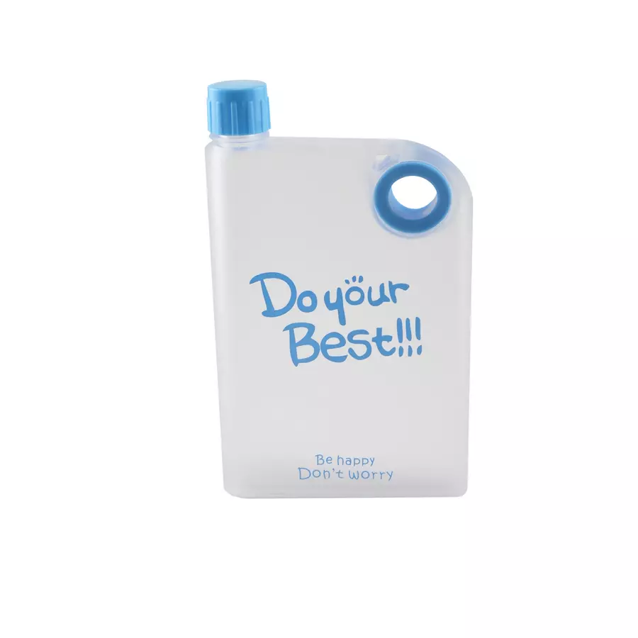 Flacon plat 380 ml pentru geanta de laptop, fara BPA, 3 culori