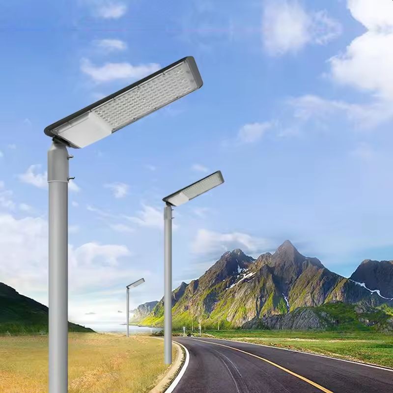 Lampă LED stradală 250W IP65, ultrasubțire, 25000–35000 lm, gri