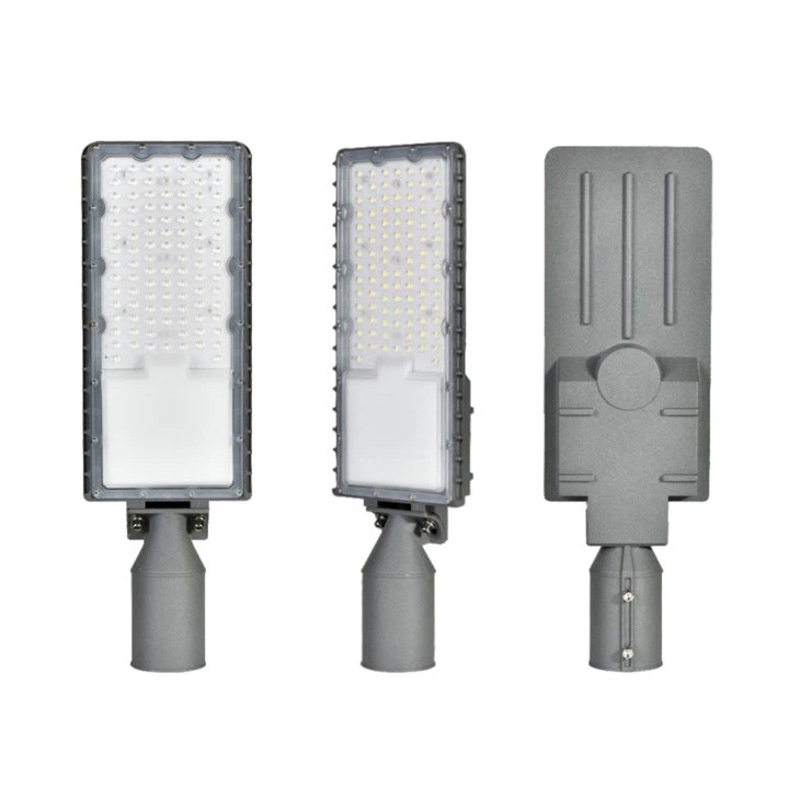 Lampă LED stradală 250W IP65, ultrasubțire, 25000–35000 lm, gri