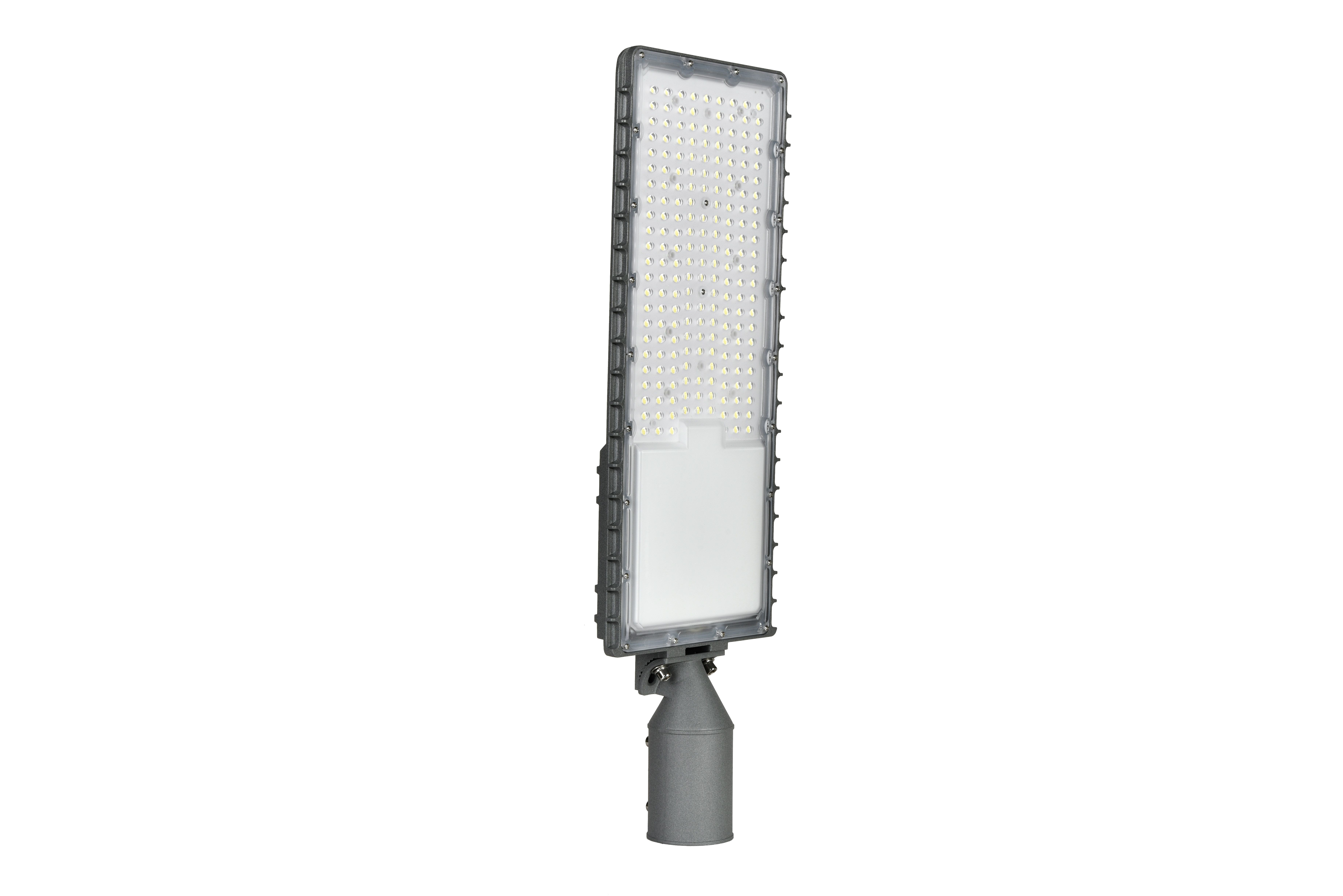 Lampă LED stradală 250W IP65, ultrasubțire, 25000–35000 lm, gri