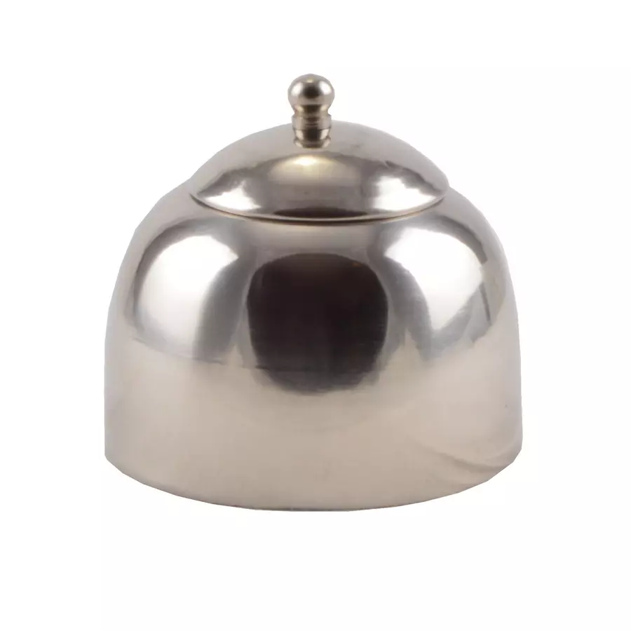 Recipient pentru zahăr din oțel inoxidabil cu capac, 150 ml, Perfect Home