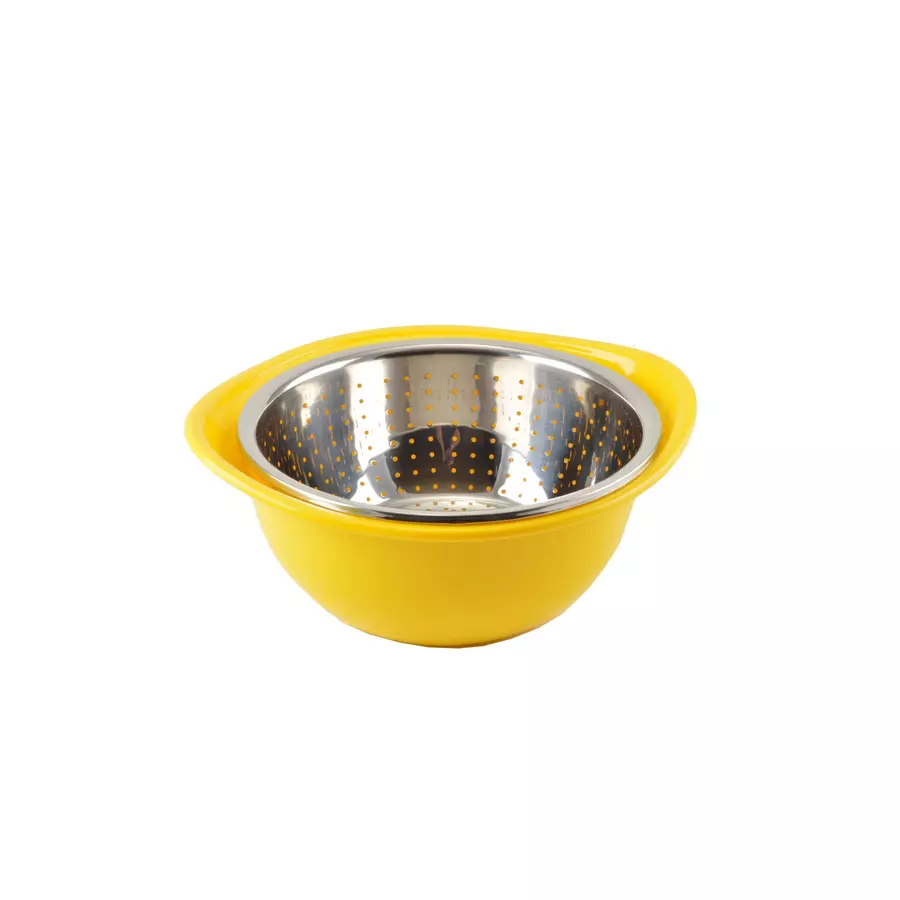 Scurgător pentru fructe și legume cu vas 2,5 L, inox, 22 cm