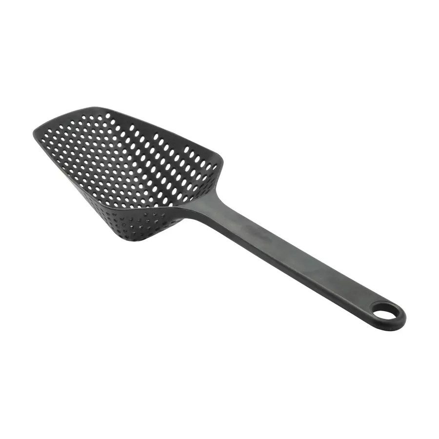 Spatulă perforată colorată pentru orez, legume și paste, 34 cm