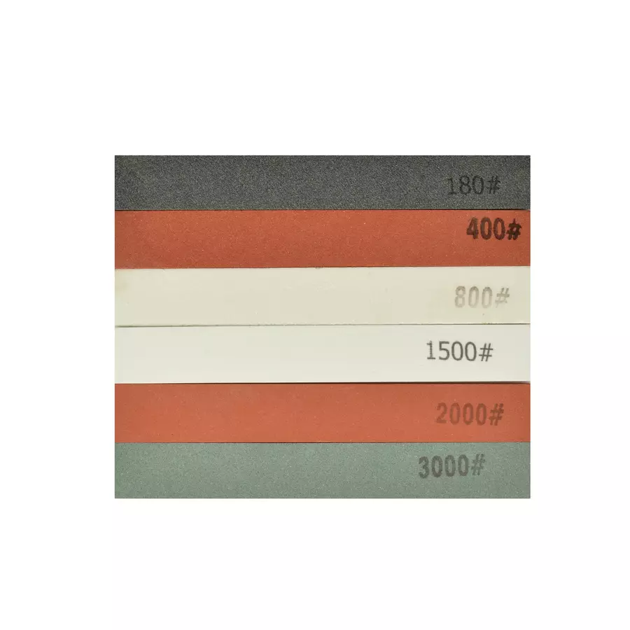 Set 6 pietre pentru ascuțit cuțite 180–3000, 15 cm, Perfect Home