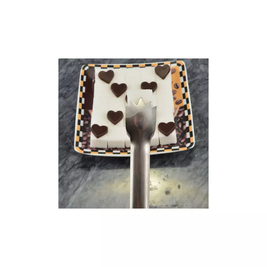 Clește din inox pentru cuburi de zahăr, pentru servire elegantă la ceai și cafea