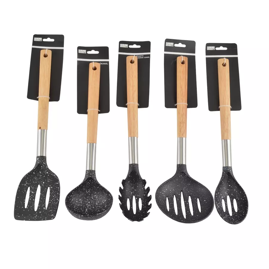 Lingură pentru spaghete cu mâner din lemn, 35 cm, Perfect Home