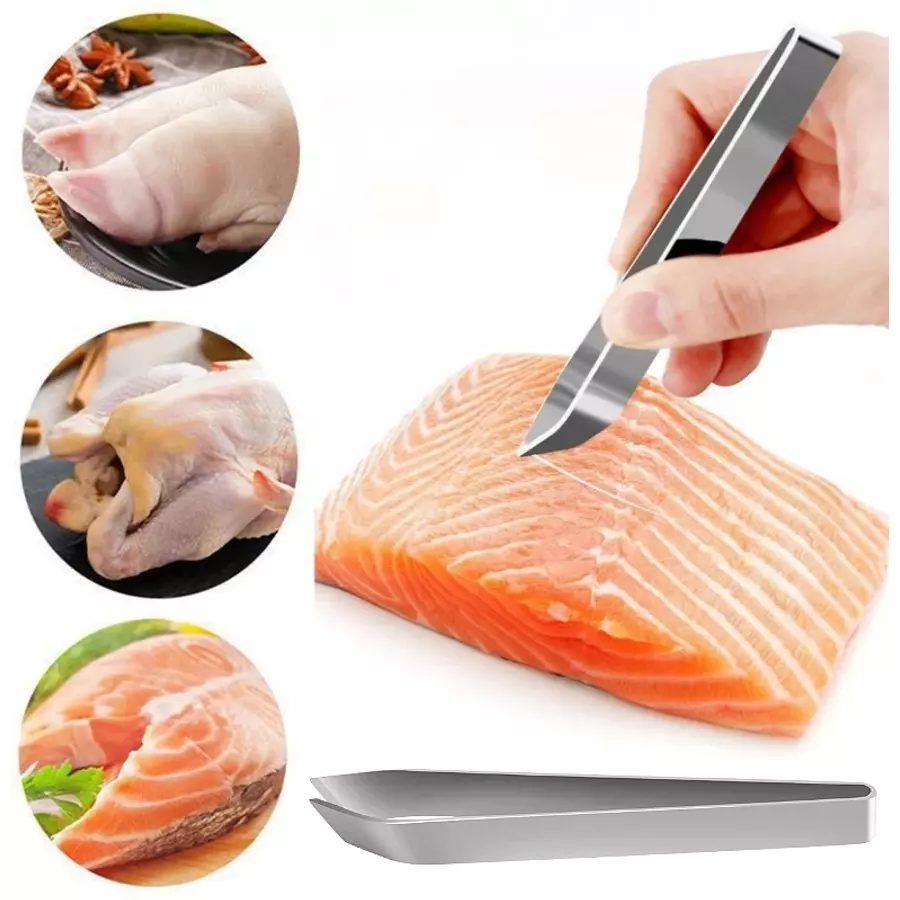 Pensetă din oțel inoxidabil pentru îndepărtarea oaselor de pește, precisă