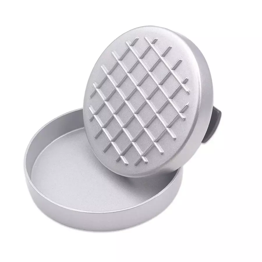 Presă pentru hamburgeri și chiftele din aluminiu, 11,8 cm, cu mâner confortabil