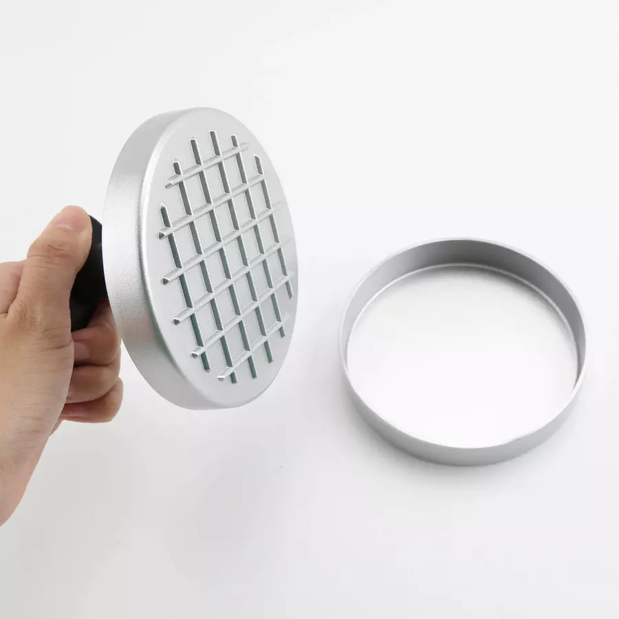 Presă pentru hamburgeri și chiftele din aluminiu, 11,8 cm, cu mâner confortabil