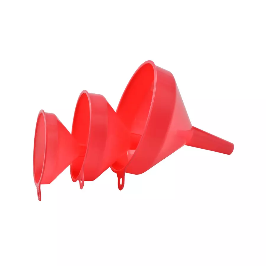 Set 3 pâlnii din plastic pentru bucătărie, 3 dimensiuni, Perfect Home