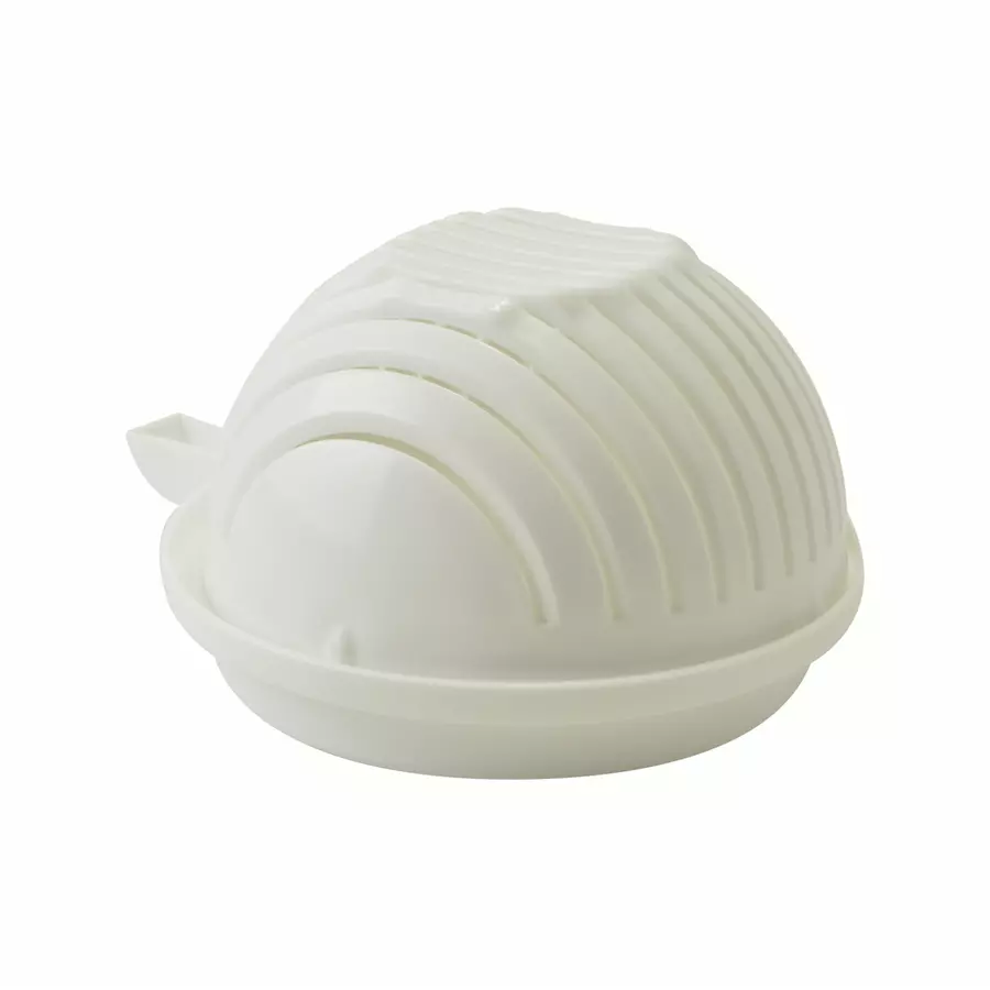 Tocător de salată multifuncțional cu sită și bol, 18 cm, Perfect Home