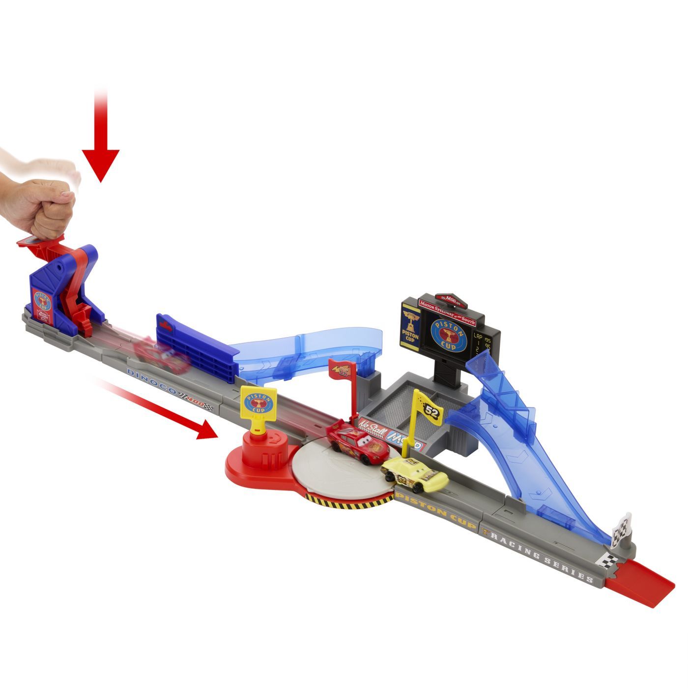 CARS SET DE JOACA PISTA DE CURSE PISTON CUP CU MASINUTA INCLUSA SuperHeroes ToysZone