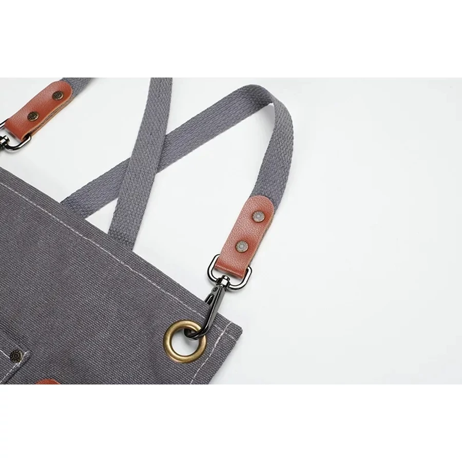 Șorț BBQ gros din pânză cu buzunare, 68x75 cm, Perfect Home