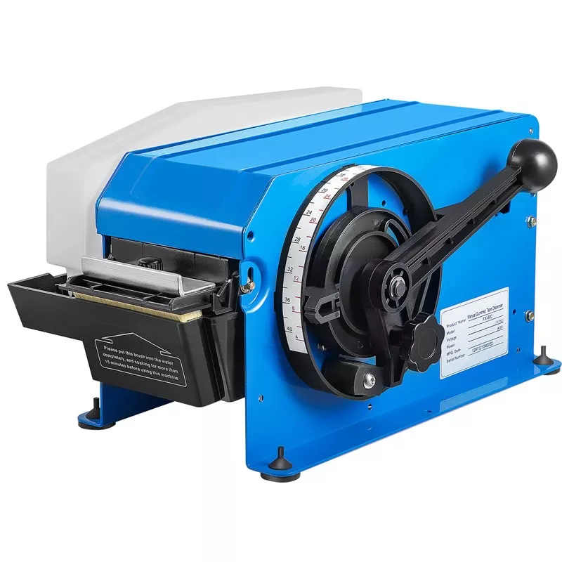 Dispenser manual pentru bandă umectibilă, cu reglaj 20–80 mm și rezervor apă