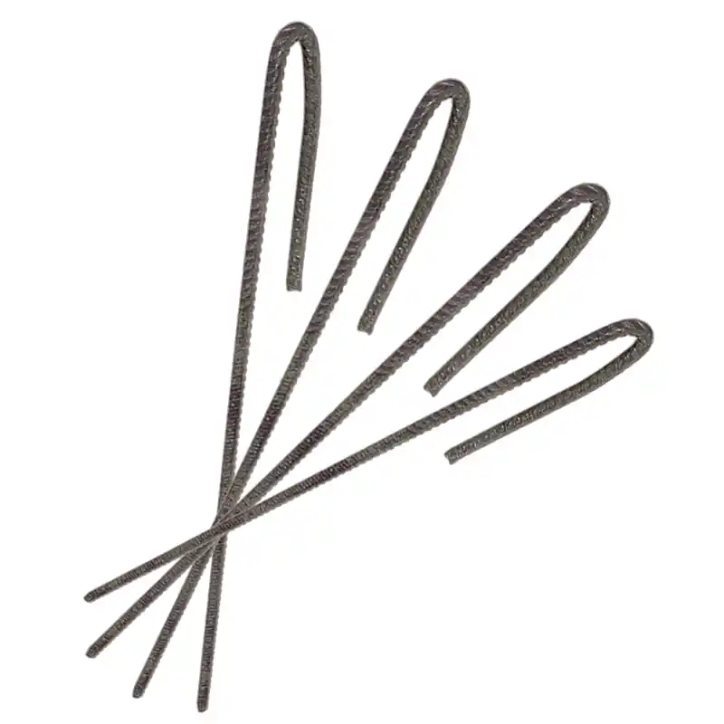 Ancoră metalică tip J pentru fixare geogrilă, Ø6 mm, 30 cm