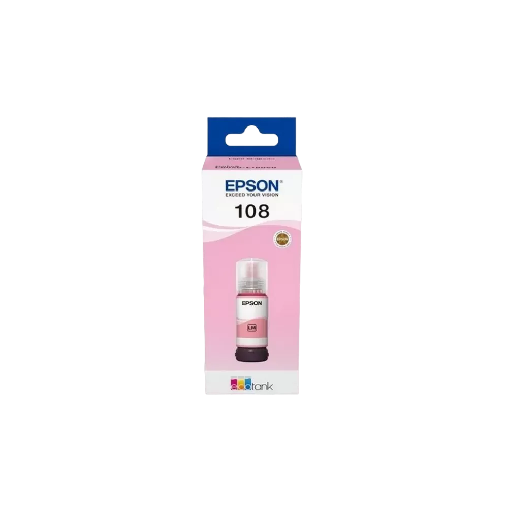 Cerneală originală Epson 108 EcoTank Light Magenta, 70 ml pentru L8050/L18050