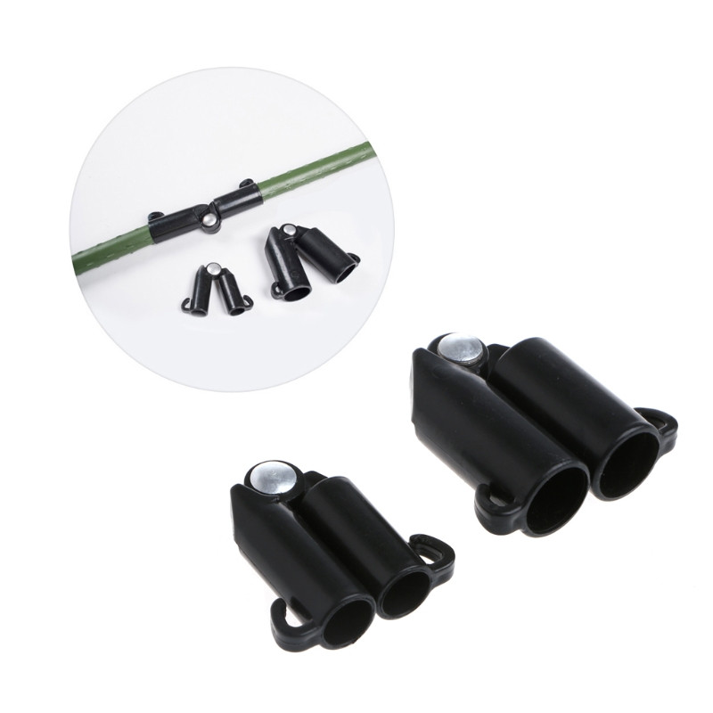 Set 2 conectori tip V pentru araci/stalpi 16 mm, imbinare si extindere