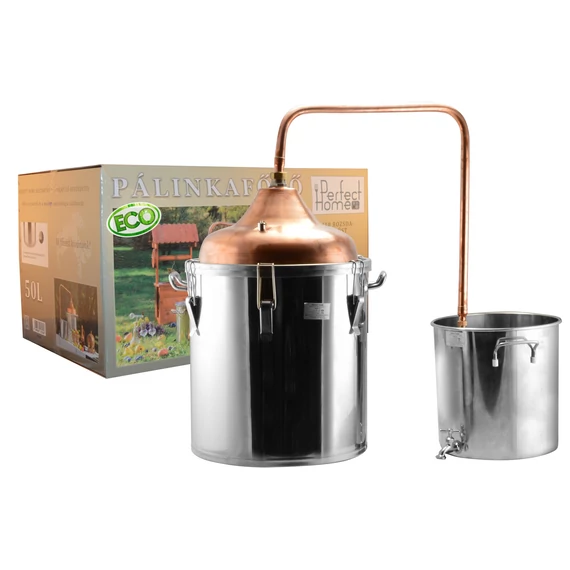 Set cazan de distilare cupru-inox ECO 50L cu vas de răcire 25L inclus