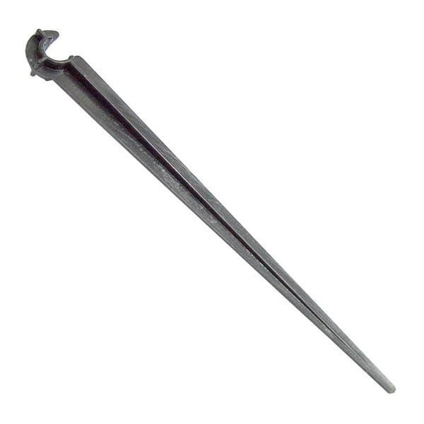 Țăruș pentru fixare furtun de irigare 16 mm, 17,5 cm, polipropilenă, negru