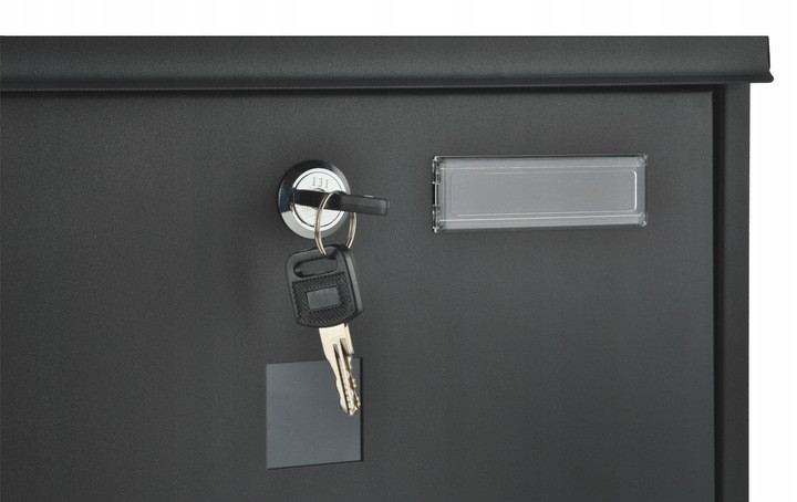 Cutie poștală Homelux din oțel galvanizat, cu deschidere pe ambele părți