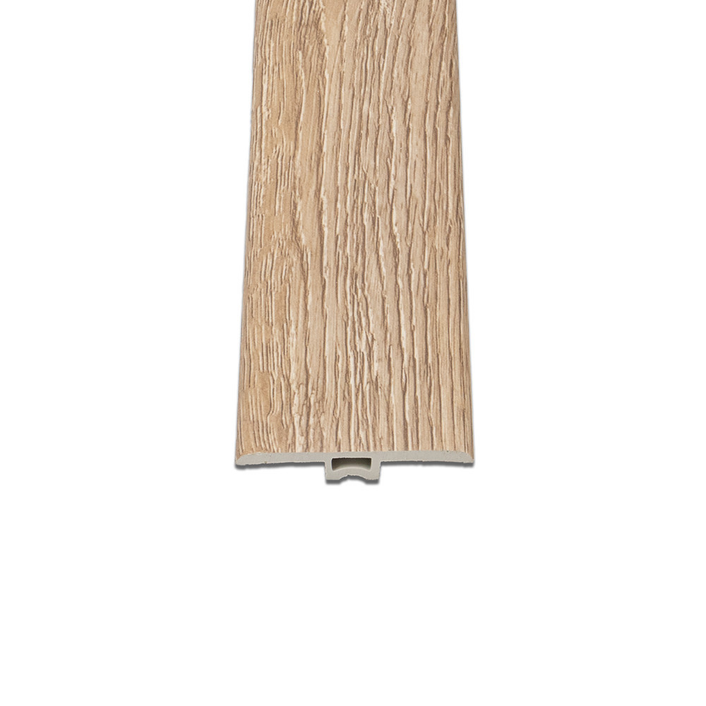 Profil de tranziție tip T pentru pardoseală SPC, stejar Adler, 2400x45x6 mm
