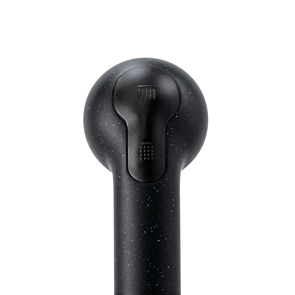 Robinet chiuvetă bucătărie Leziter Carol negru, cu duș extensibil detașabil