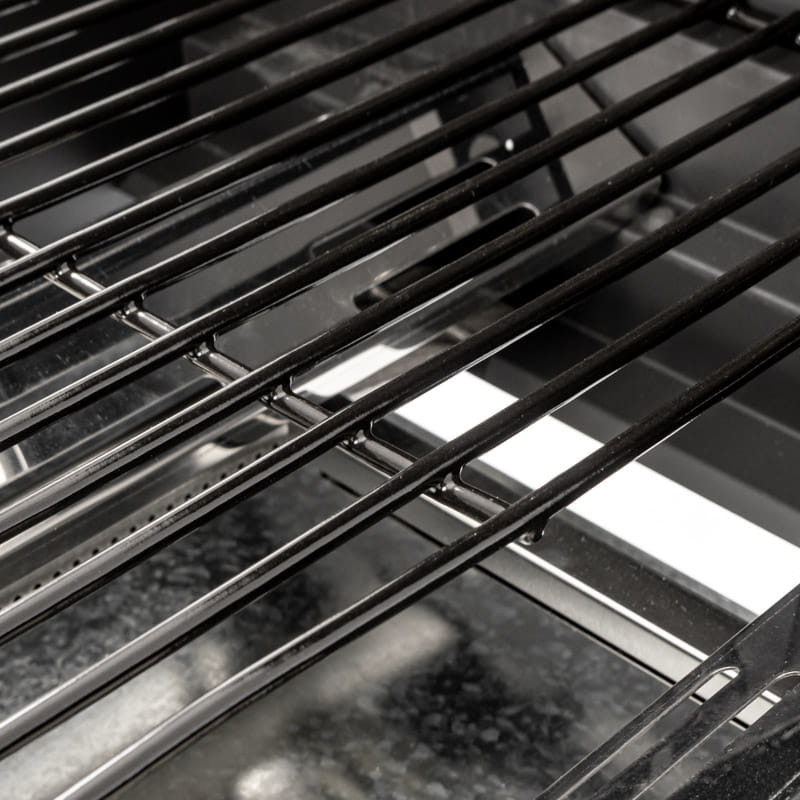 Grătar pe gaz Mirpol Brenner G3N cu 3 arzătoare, grilă din fontă și termometru