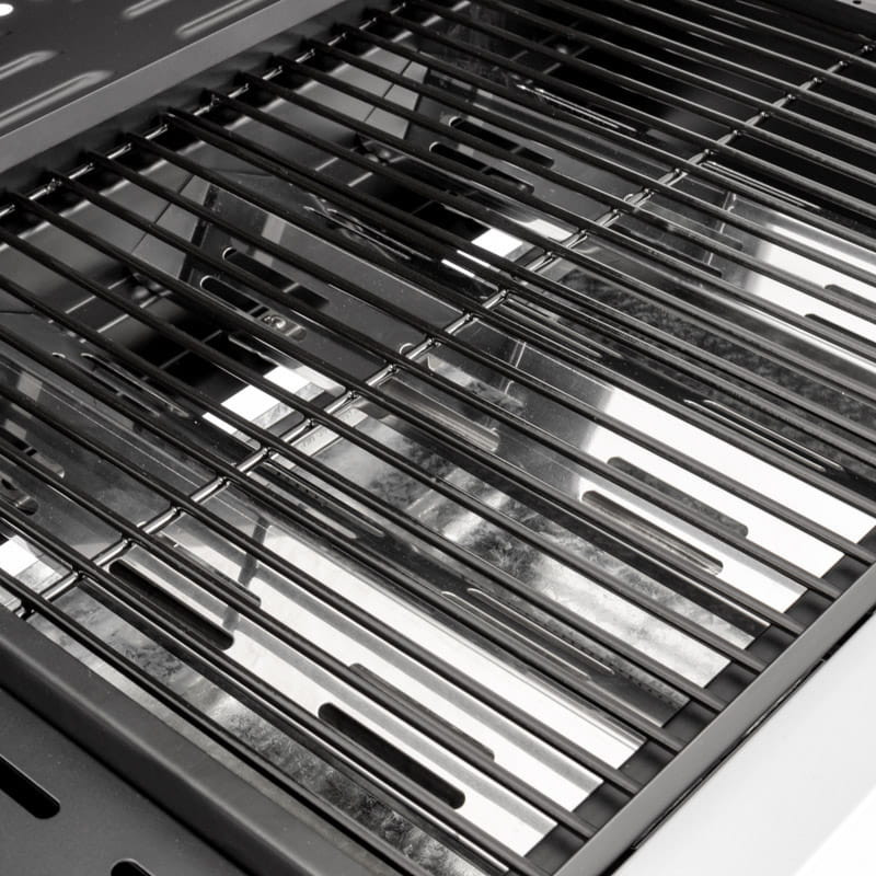 Grătar pe gaz Mirpol Brenner G3N cu 3 arzătoare, grilă din fontă și termometru