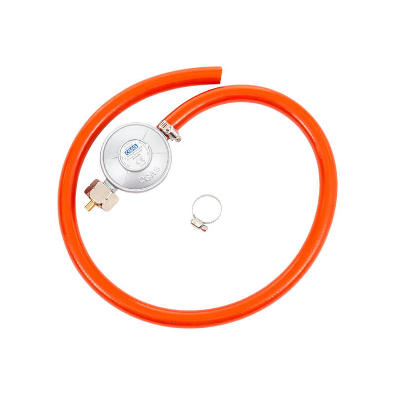 Grătar pe gaz Mirpol Brenner G3N cu 3 arzătoare, grilă din fontă și termometru