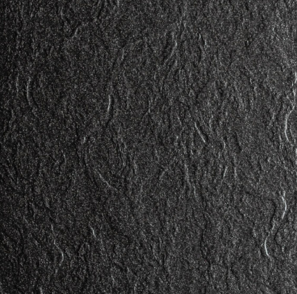 Cădiță de duș Kerra Prato 90, neagră mat, acril armat, 90x90 cm