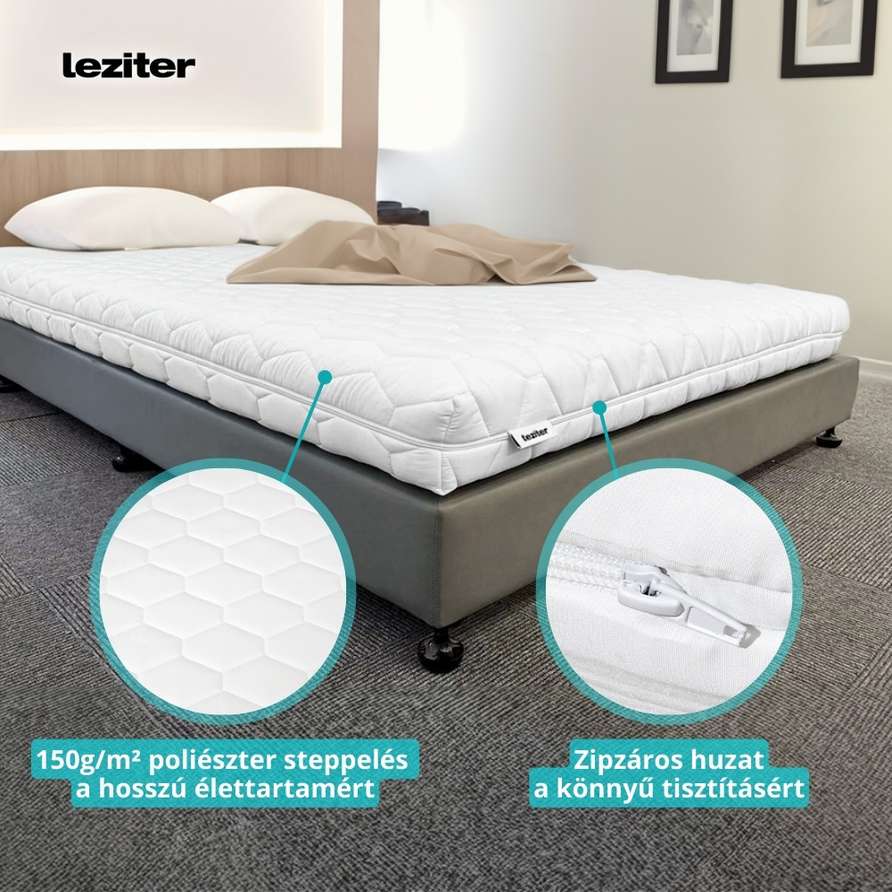 Saltea din spumă Leziter DreamX 80x200 cm, 12 cm, duritate mediu-moale